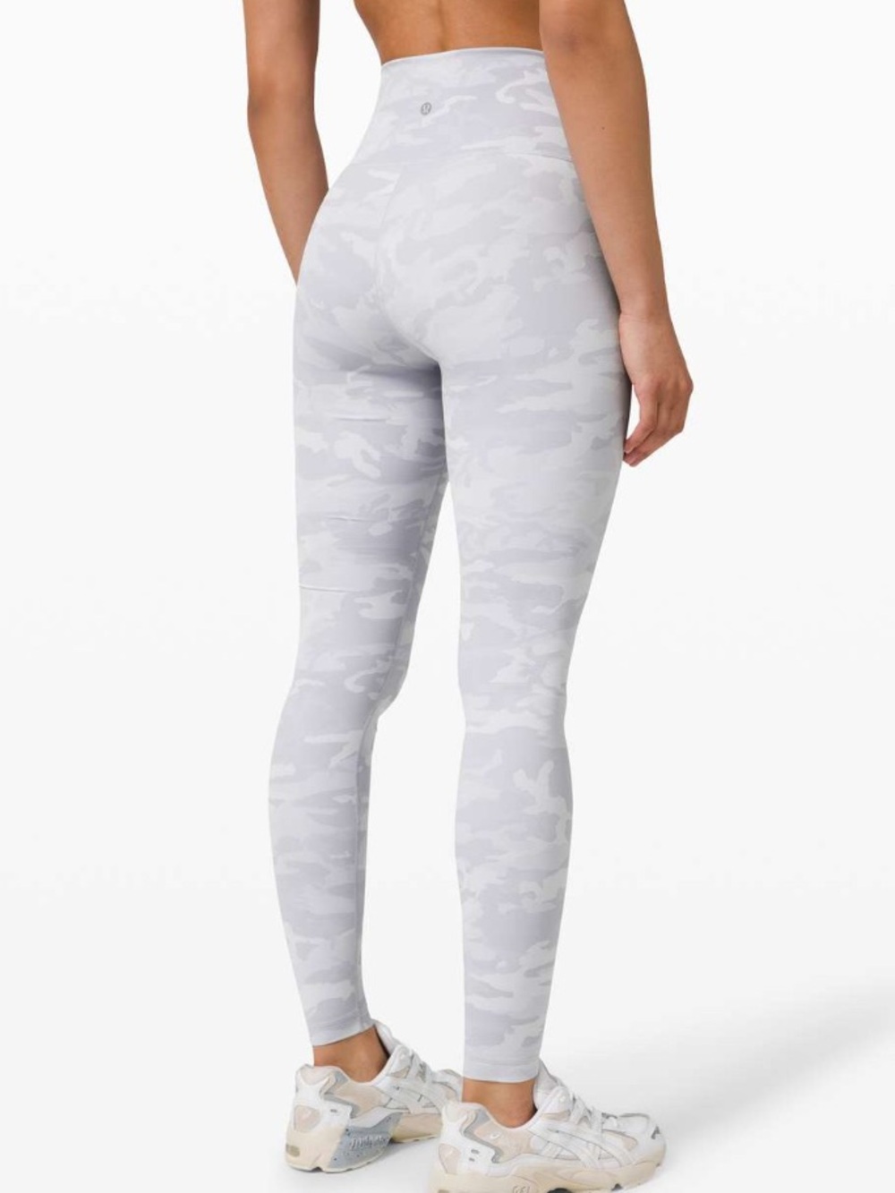 Lululemon wunder under High-Waist Light Gray Camo Women's Leggings
